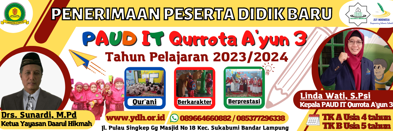 PPDB PAUDIT Qurrota Ayun III Bandar Lampung